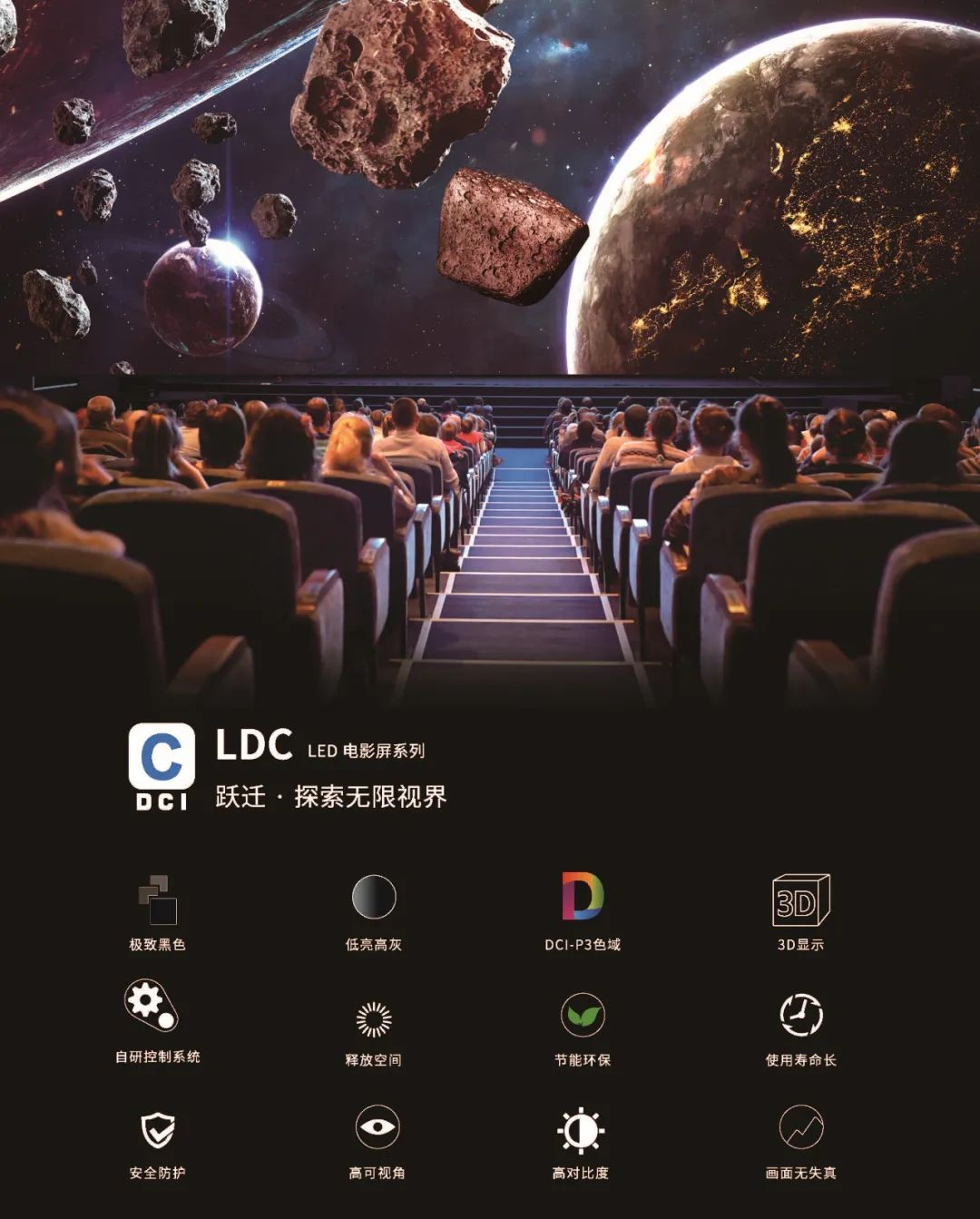 “自研+合作”全面开花,OD电竞成业内LED电影屏通过DCI认证最多企业